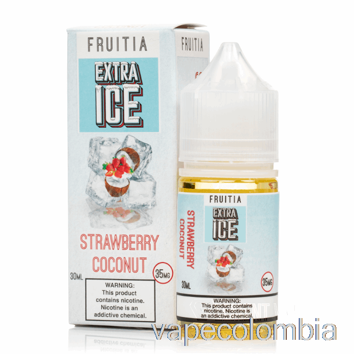 Vape Kit Completo Fresa Coco - Extra Hielo - Sales De Fruta - 30ml 35mg